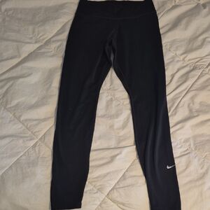 Nike Black Leggings with White Logo